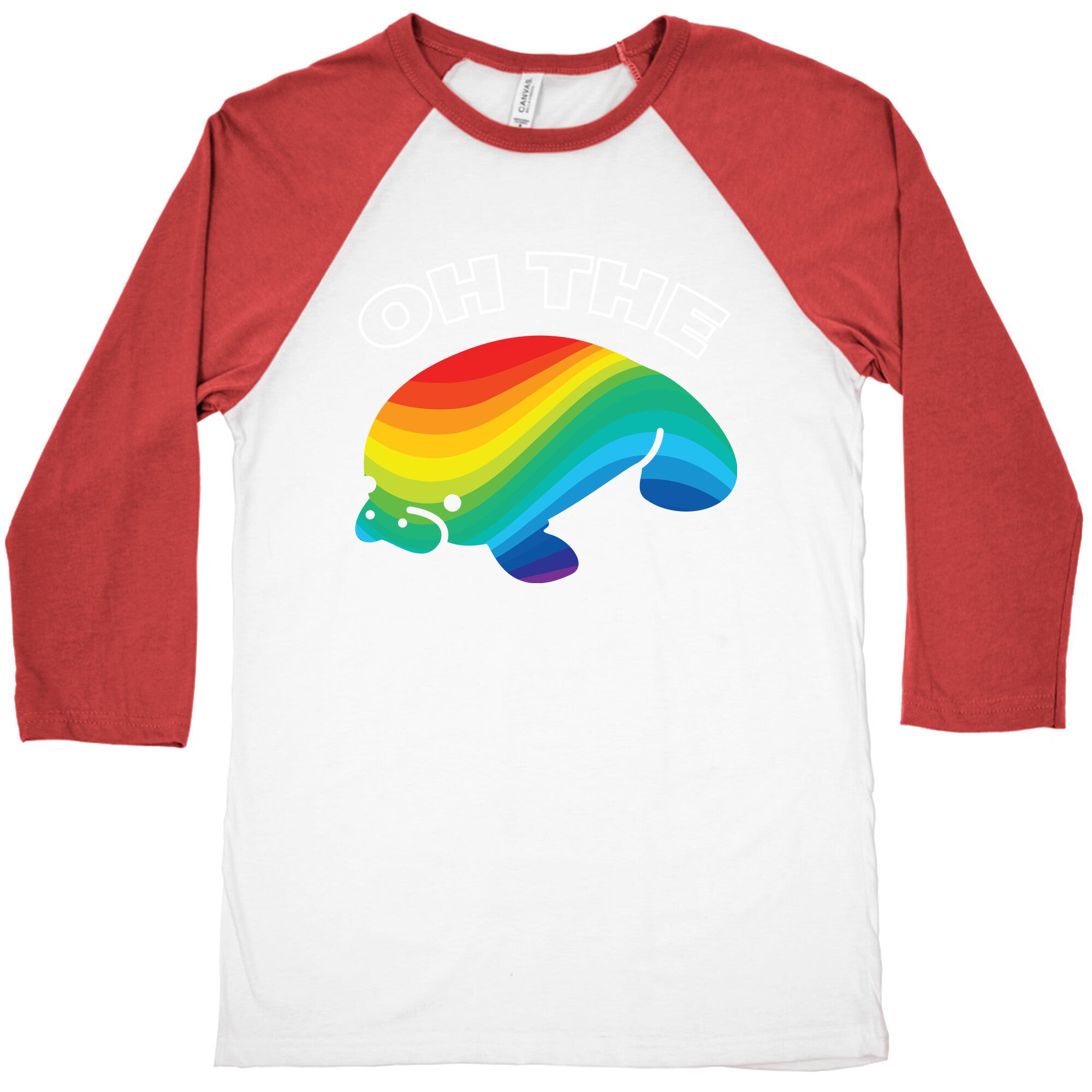 Hue Manatee Baseball Tee